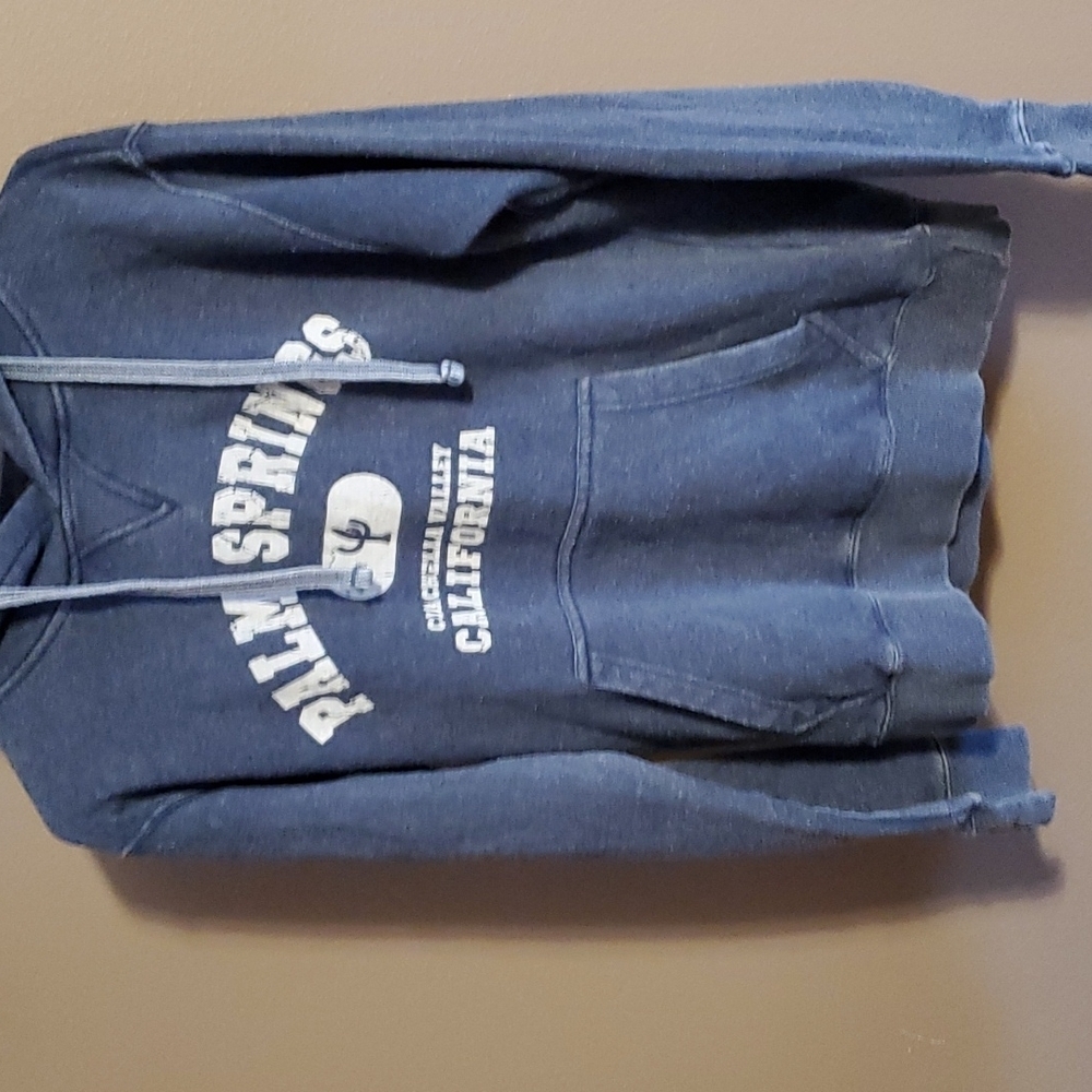 Ocean Beach sportswear women's size small hooded sweatshirt blue